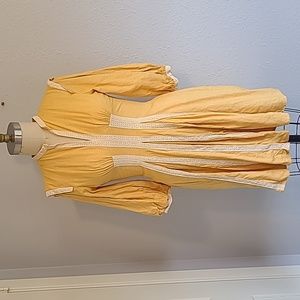 Yellow Boho Dress